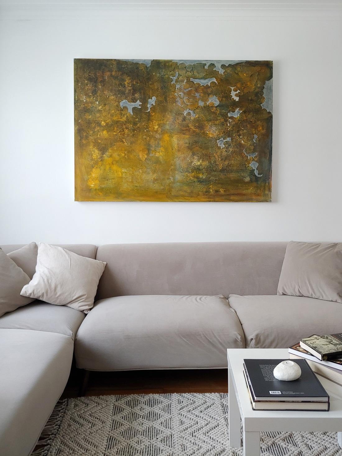 Ophelia Pittura astratta contemporanea - Painting Astratto di Gazelle Bastan
