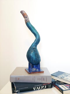 Moon's Daughter Scultura astratta contemporanea in ceramica Hand Made