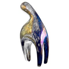 Gazelle Blue, Purple of the Neo Habitat Sculptural Object By Caspi Ceramics NL