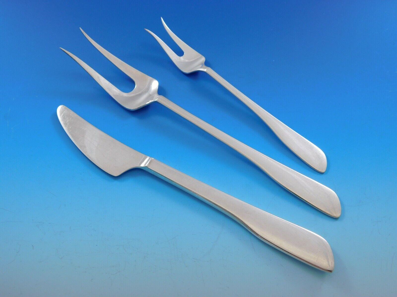 Gazelle by Frigast Set di posate in argento Sterling 71 pezzi Mid-Century Modern in vendita 3