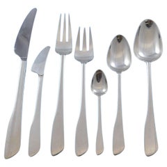 Gazelle by Frigast Sterling Silver Flatware Set Service 71 pc Mid-Century Modern