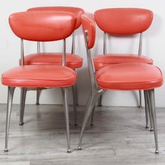 Gazelle Cast Aluminum Dining Chairs by Shelby Williams