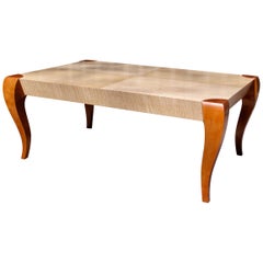Gazelle Coffee Table, Handcrafted Contemporary Coffee Table in Art Deco Style