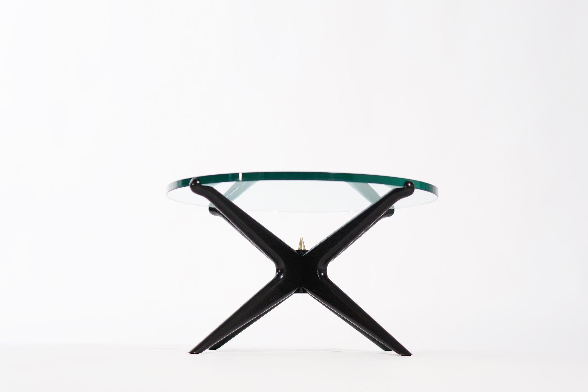 Gazelle Coffee Table in Blackout Oak Series 25 by Stamford Modern In New Condition For Sale In Westport, CT