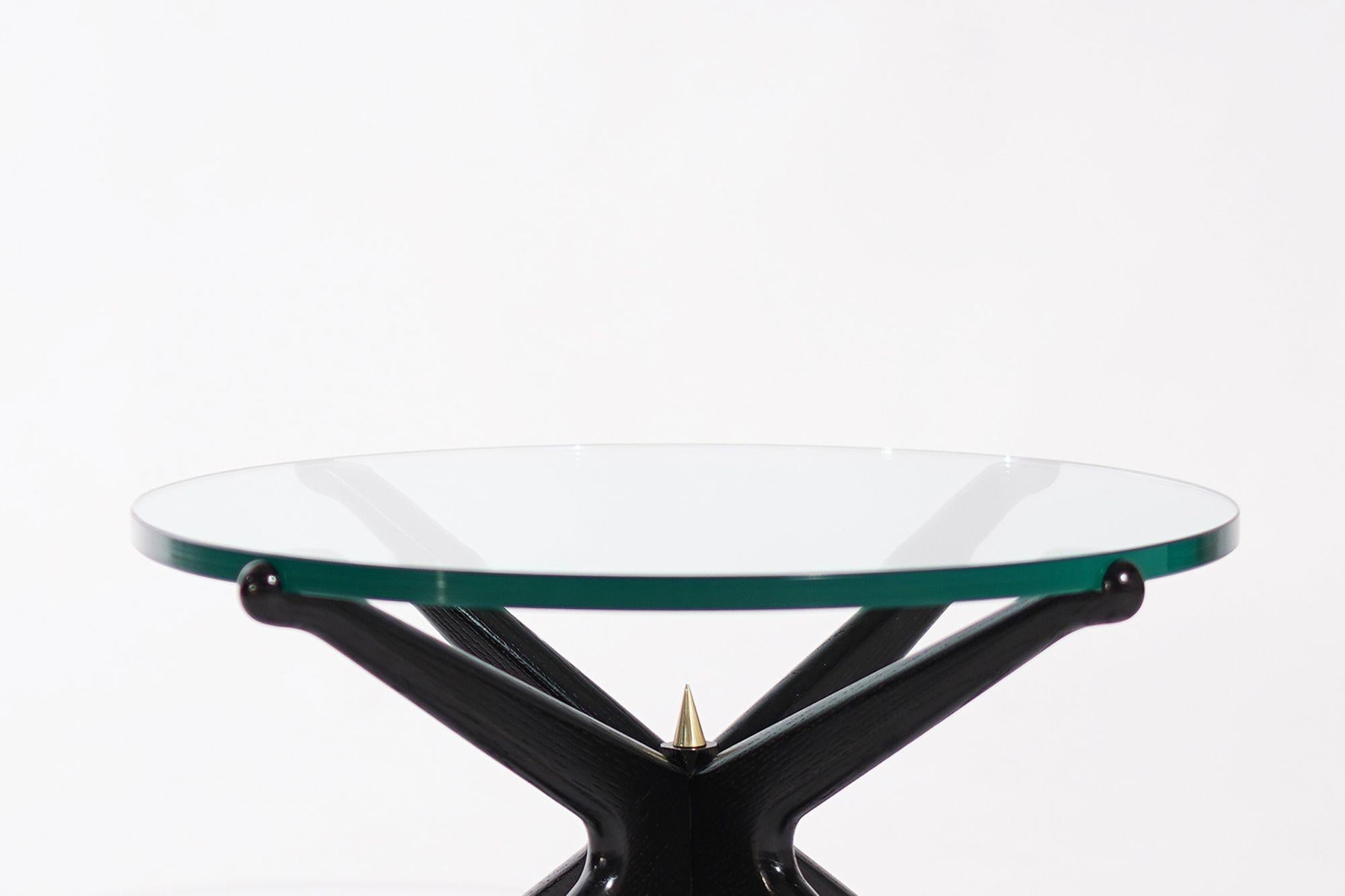 Gazelle Coffee Table in Blackout Oak Series 25 by Stamford Modern For Sale 1