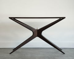 Gazelle Console Table in Espresso Walnut Series 48