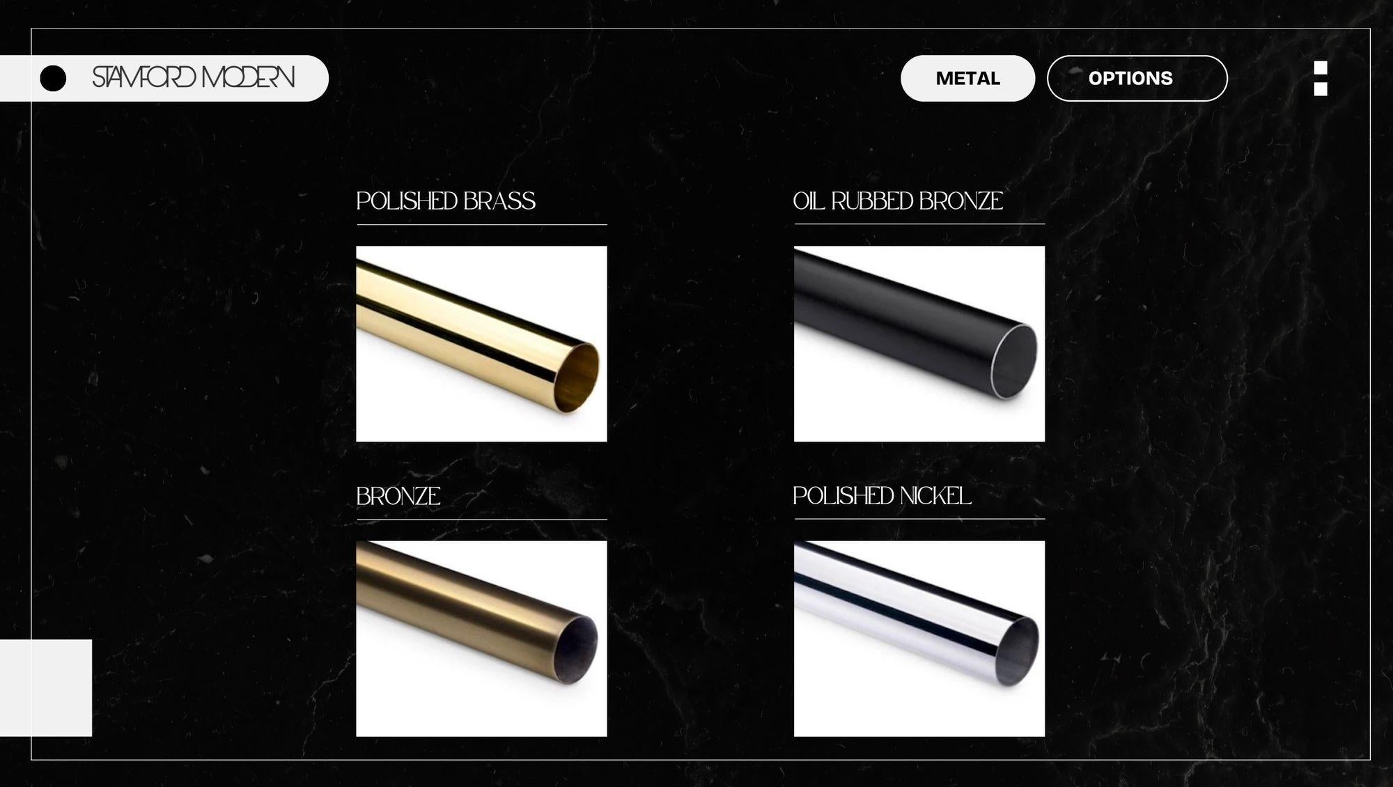 Table à manger Gazelle en noyer expresso de Stamford Modern en vente 9