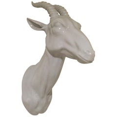 Gazelle Large Porcelain Trophy Head 