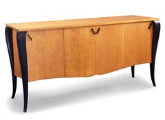 Gazelle Sideboard, Handcrafted Contemporary Credenza with Art Deco Style
