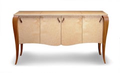 Gazelle Sideboard, Handcrafted Contemporary Credenza with Art Deco Style