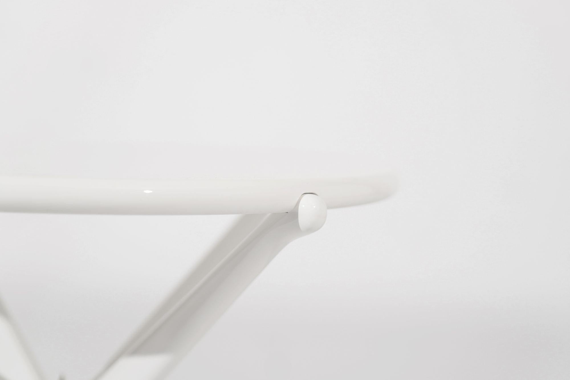 Gazelle V2 End Tables in White Lacquer by Stamford Modern 7