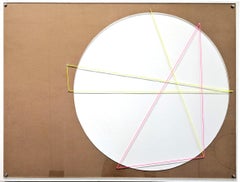 Natal Moon I - original minimalist geometric wall sculpture by Gazoo ToTheMoon