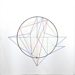 Ascendant Align II - original minimalist geometric painting by Gazoo ToTheMoon