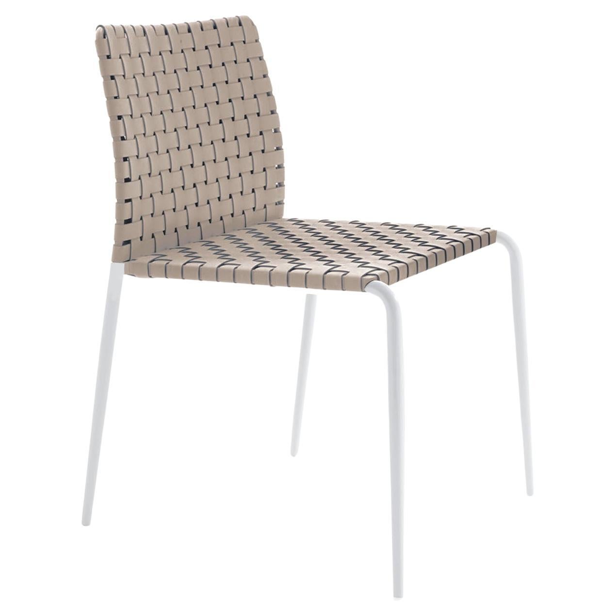 Gazzella Beige Woven Chair For Sale