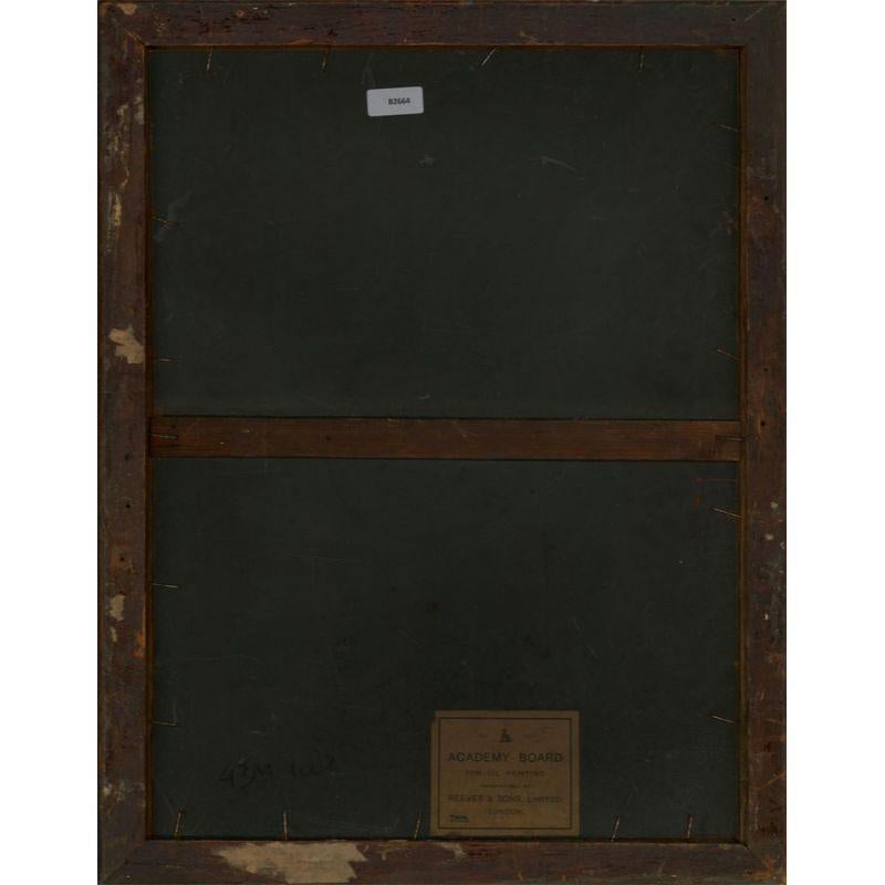 G.B. - Framed Early 20th Century Oil, The Disgruntled Teacher For Sale 2