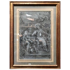 G.B. Beinaschi, Rectangular Framed "Figure Studies", Italy, 17th Century