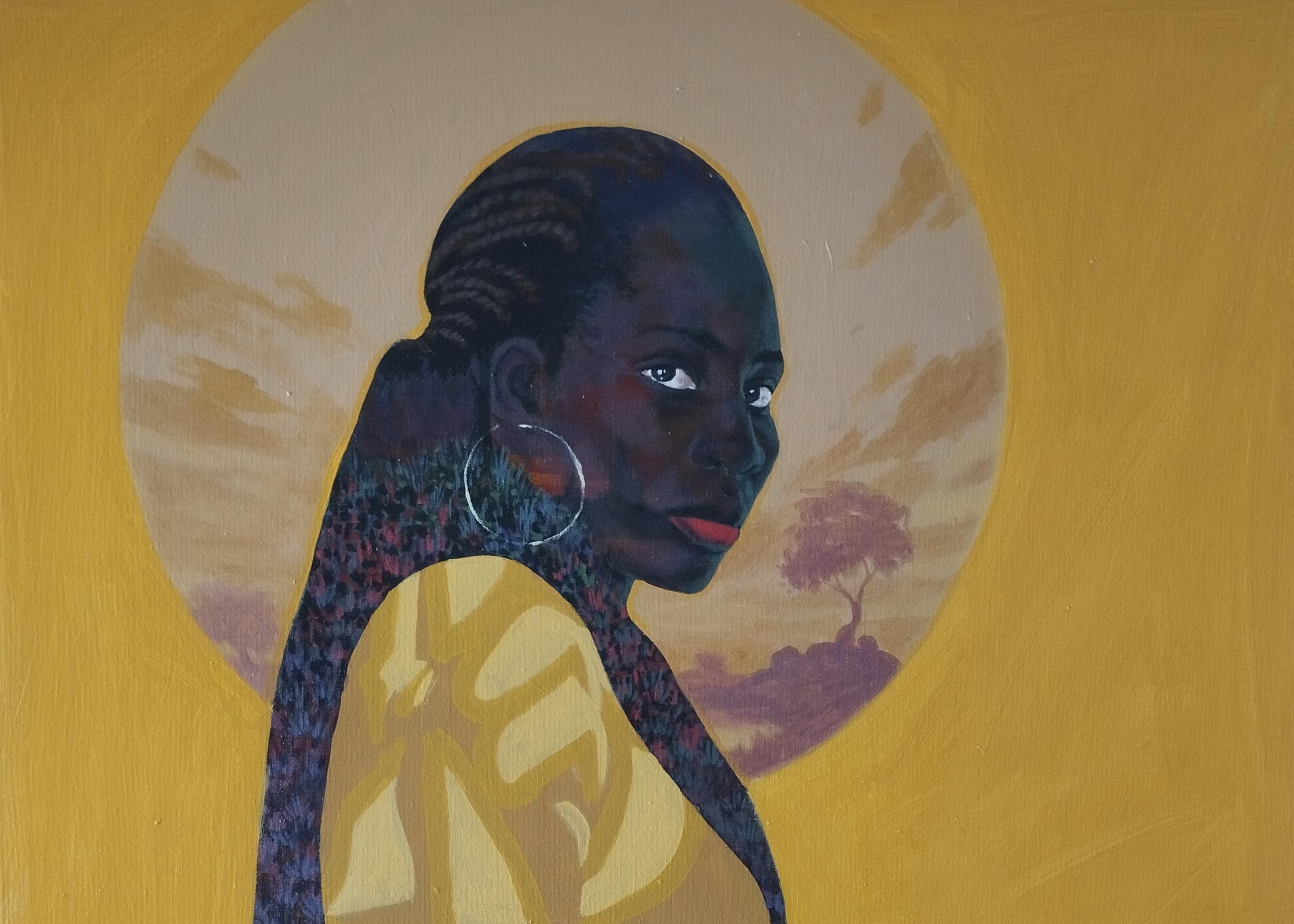 Against All Odds, I Stand - Painting by Gbelekale Azeez