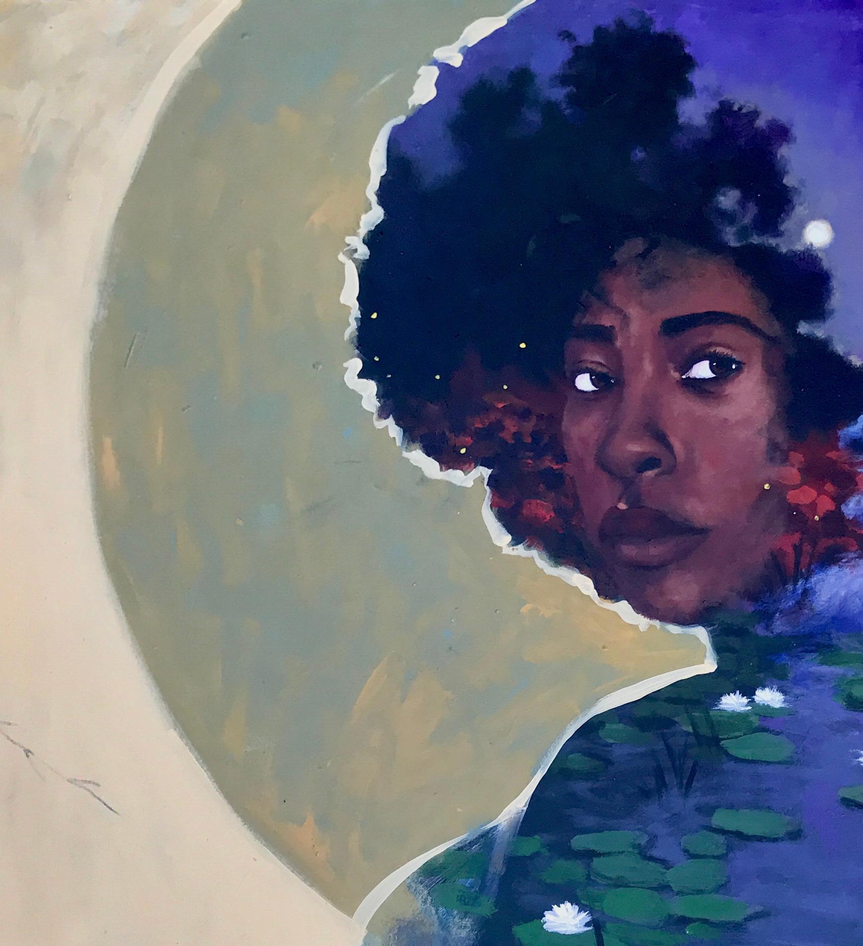Dennoch leuchte ich heller – Painting von Gbelekale Azeez
