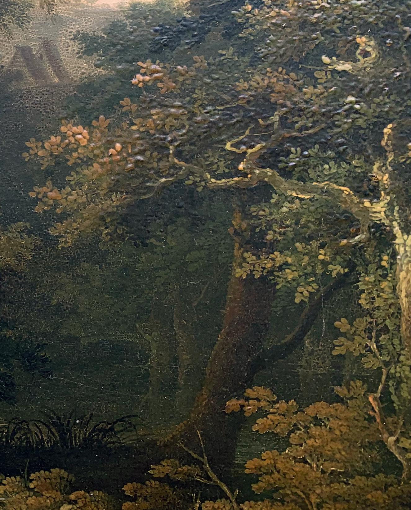 Paysage Lacustre Animé Att. Göbell Gerrit Hendrik (1786/1833) For Sale 5