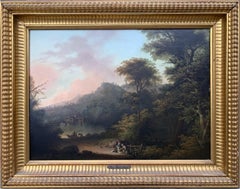 Paysage Lacustre Animé Att. Göbell Gerrit Hendrik (1786/1833)