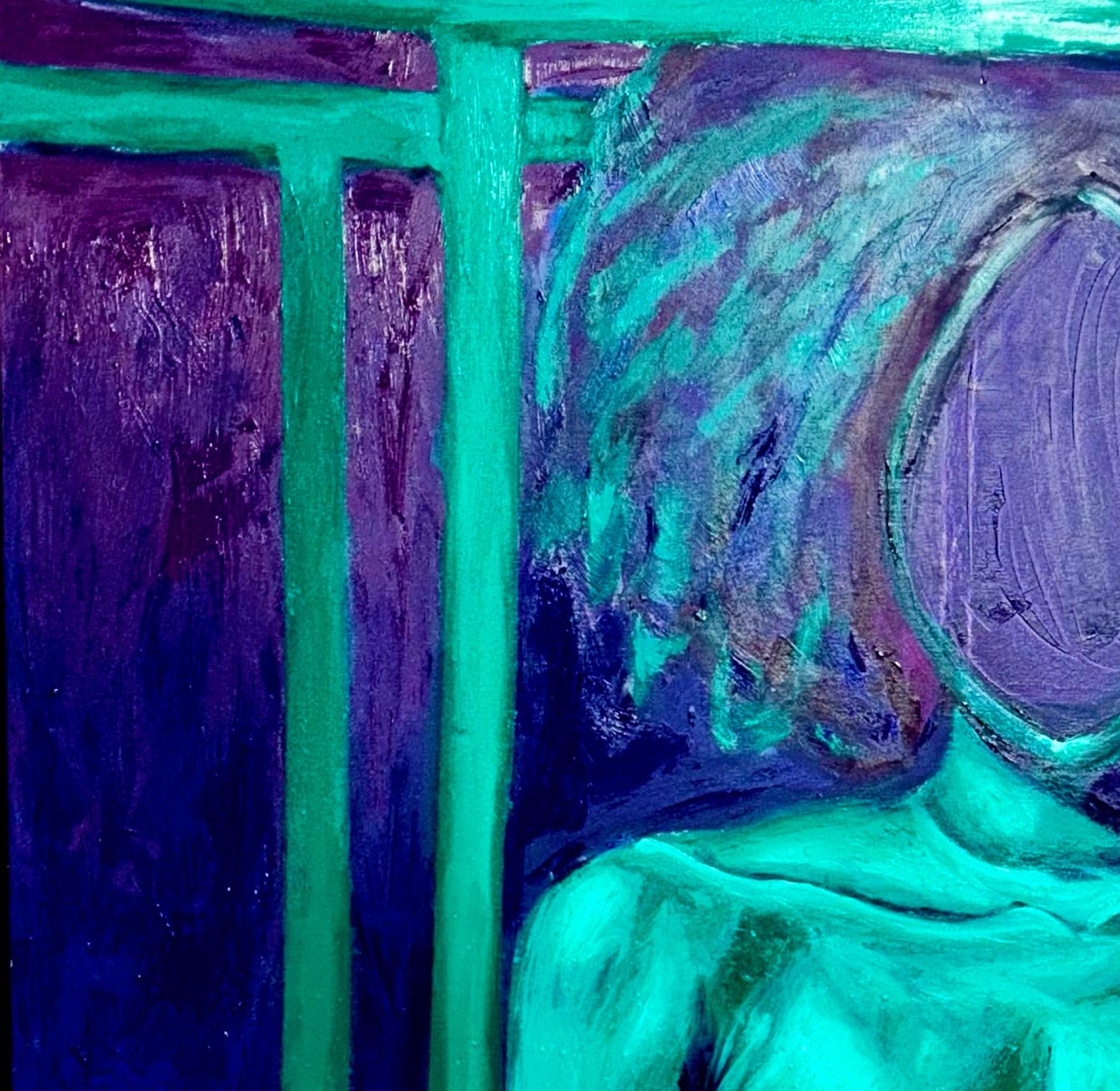 Dilema del prisionero -Siglo XXI, Contemporáneo, Pintura figurativa, Óleo, Mujer - Painting de BEMI