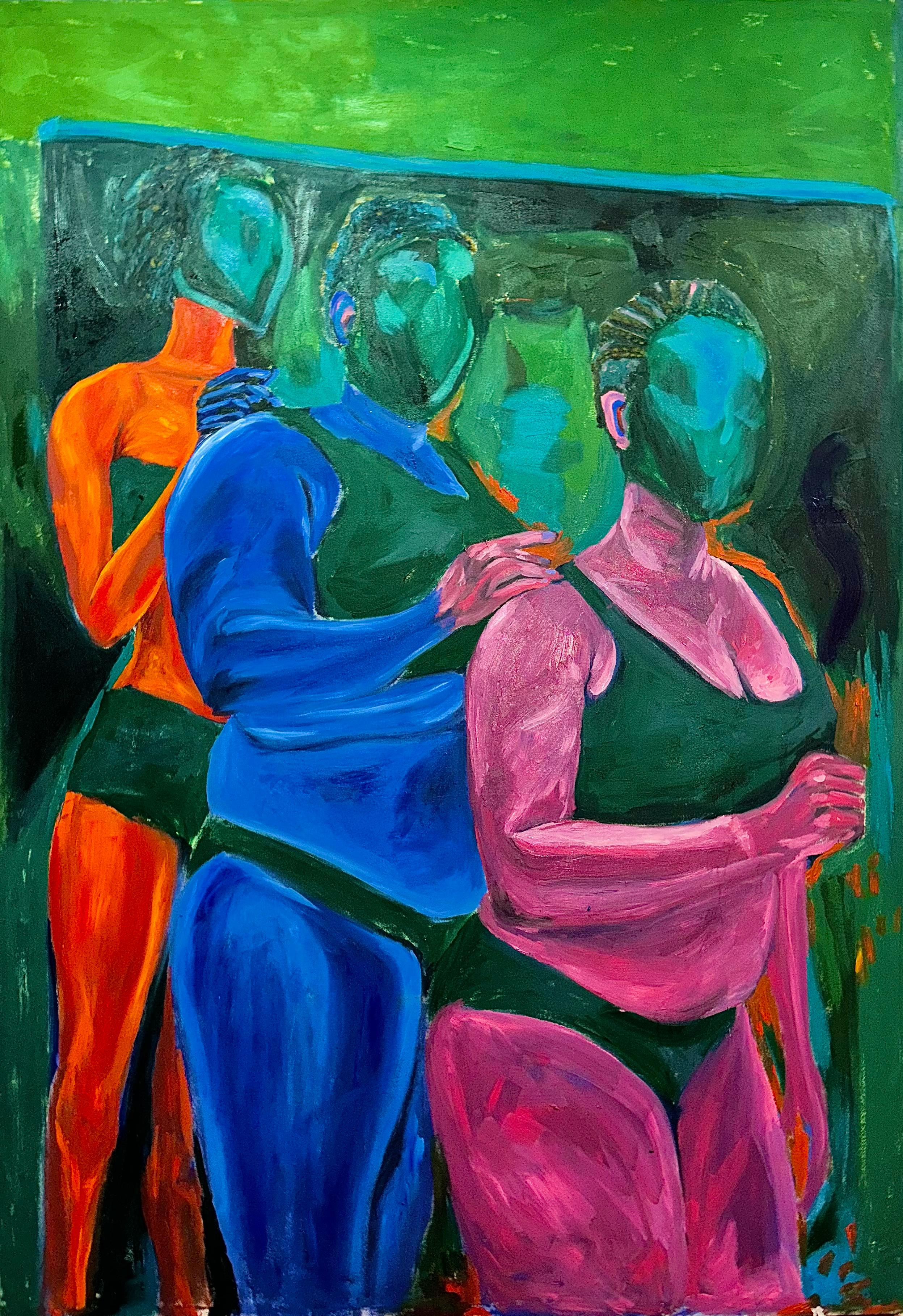 Questa è la mia vita -21° Secolo, Contemporaneo, Pittura figurativa, Olio, Arte femminile