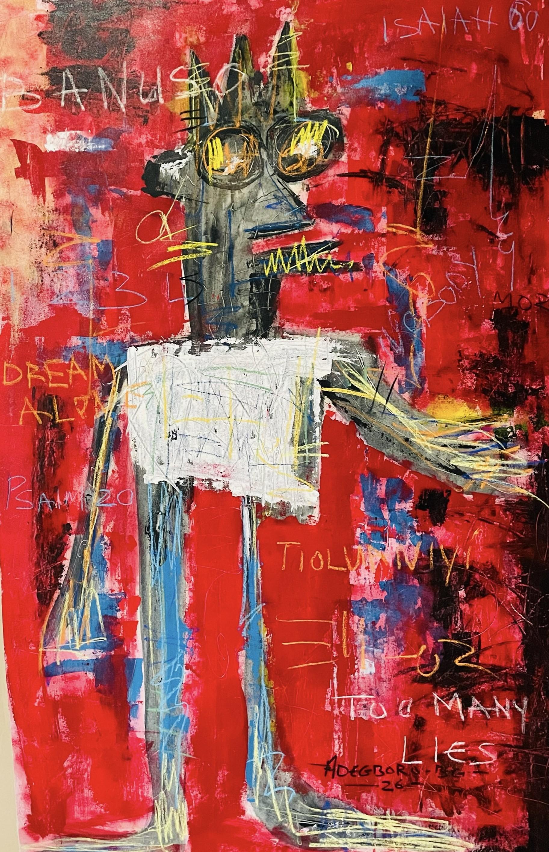 Echoes of a Loud Mind - 21st Century, Contemporary, Abstract, Mixed Media
