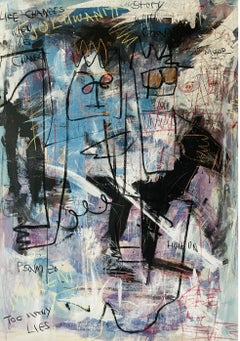 Life Changes in Noise - 21st Century, Contemporary, Abstract, Mixed Media