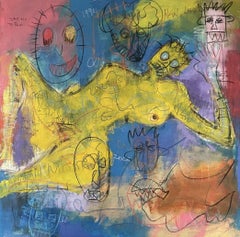 Skin at Peace, Spirit at War - 21st Century, Contemporary, Abstract, Mixed Media