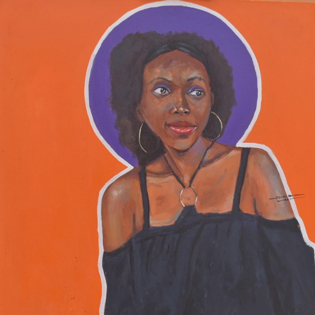 Gbemileke Blessing Adegboro Portrait Painting - Abeni