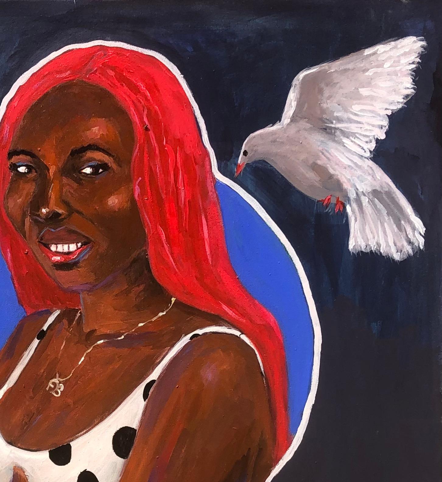 Franclisa - Painting Espressionista di Gbemileke Blessing Adegboro