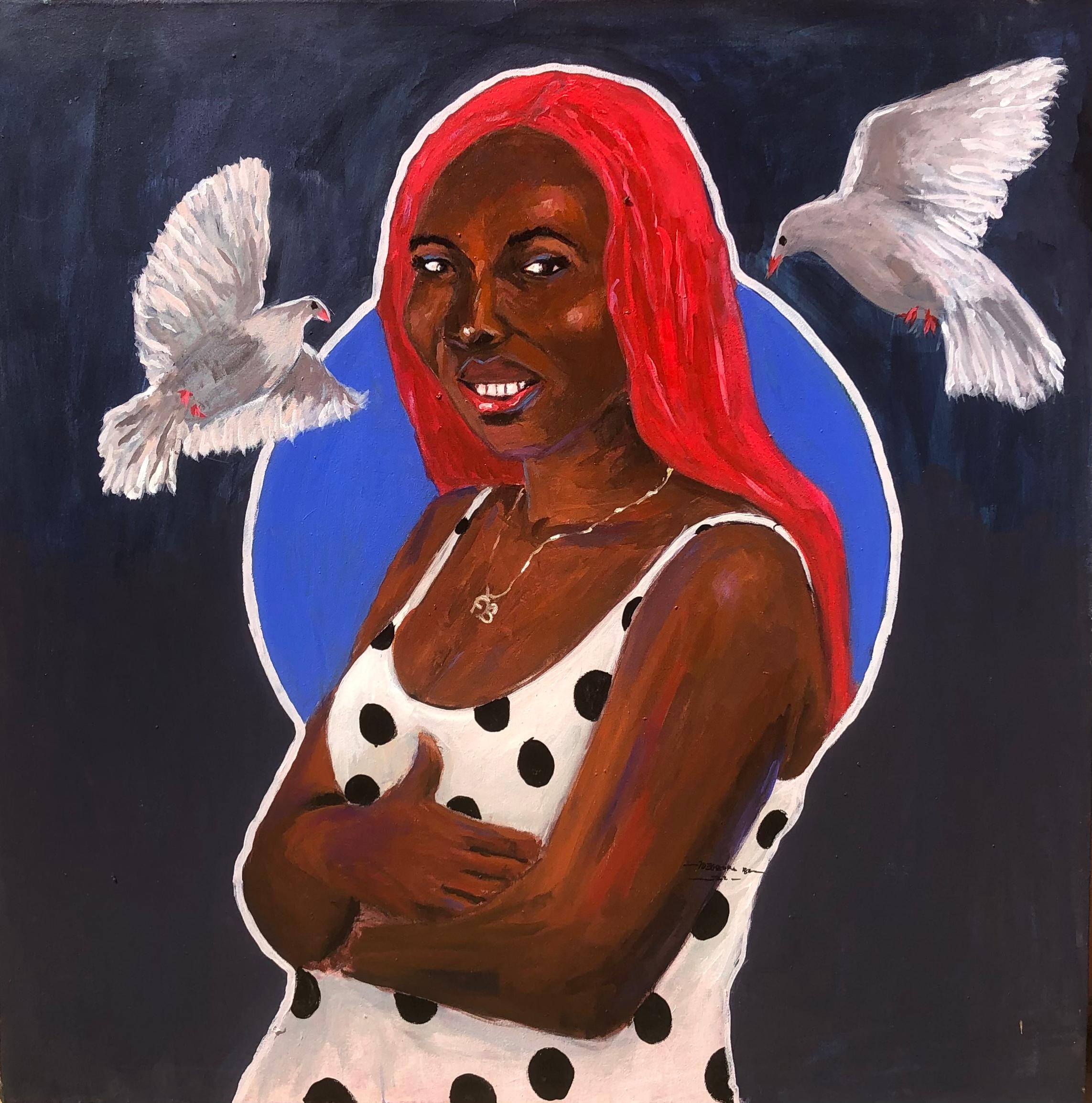 Figurative Painting di Gbemileke Blessing Adegboro - Franclisa
