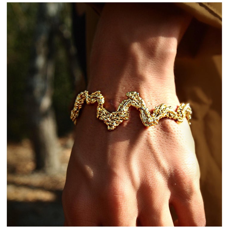 GBGH by Jacqueline Barbosa Amazon Gold Bracelet at 1stDibs