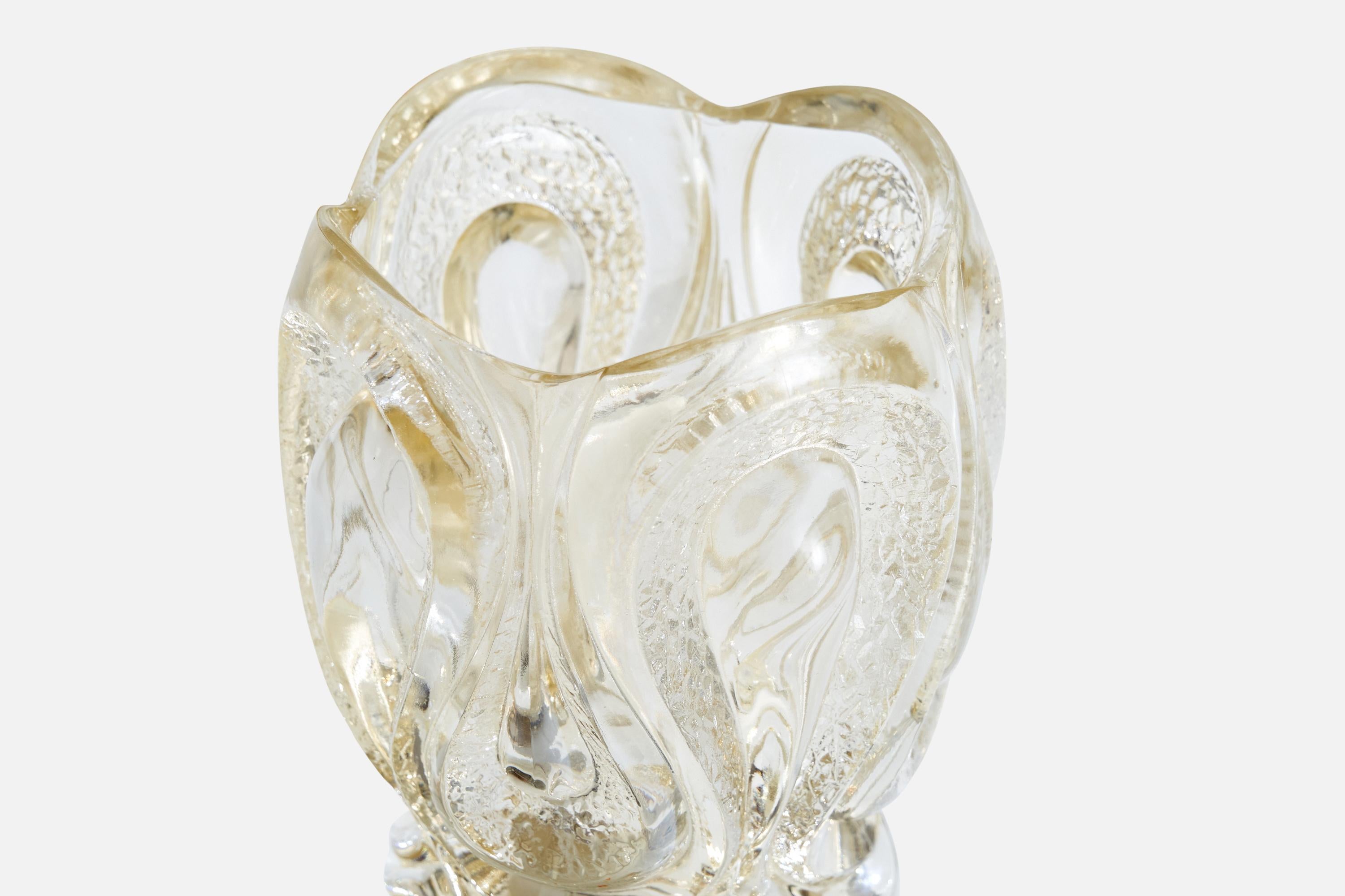 GBW, Table Lamp, Brass, Glass, Sweden, 1960s 1