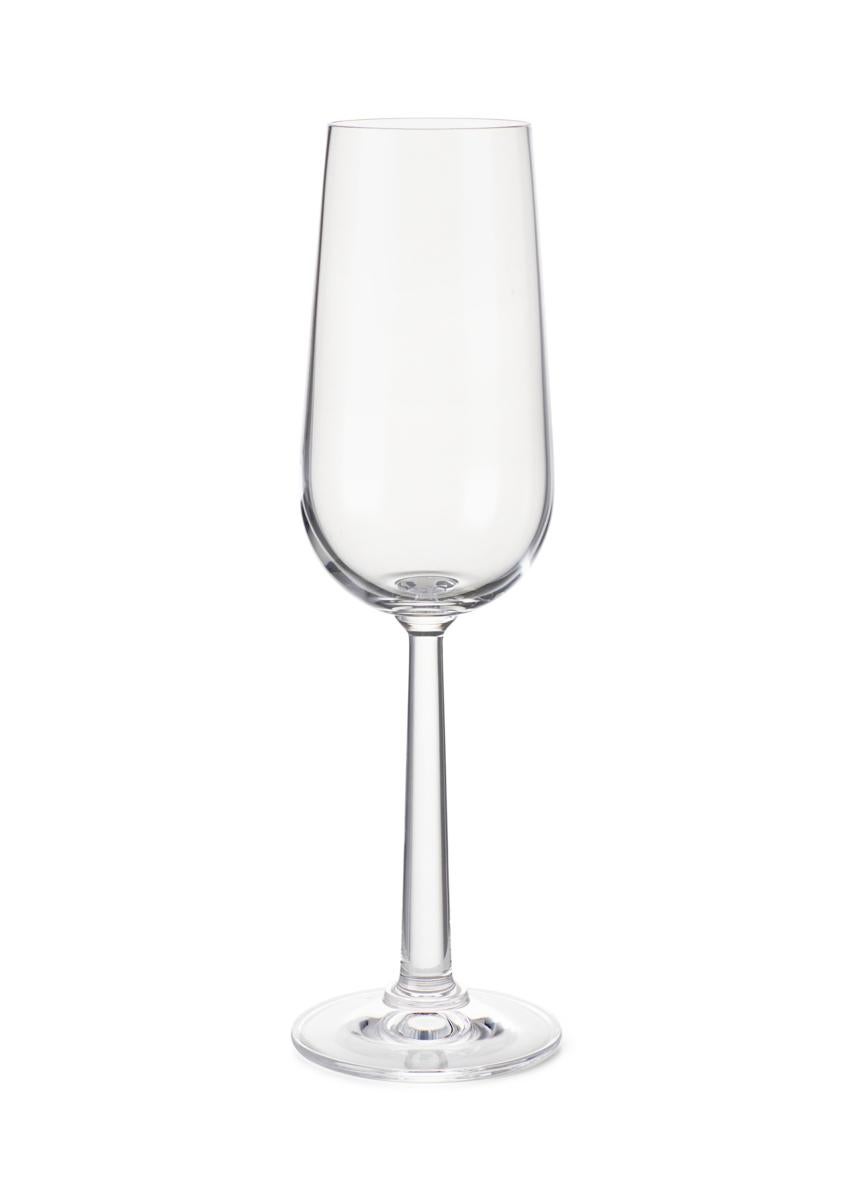 GC Champagne Glass 
 Design Erik Bagger Clear 
 2 Pcs H: 9.1