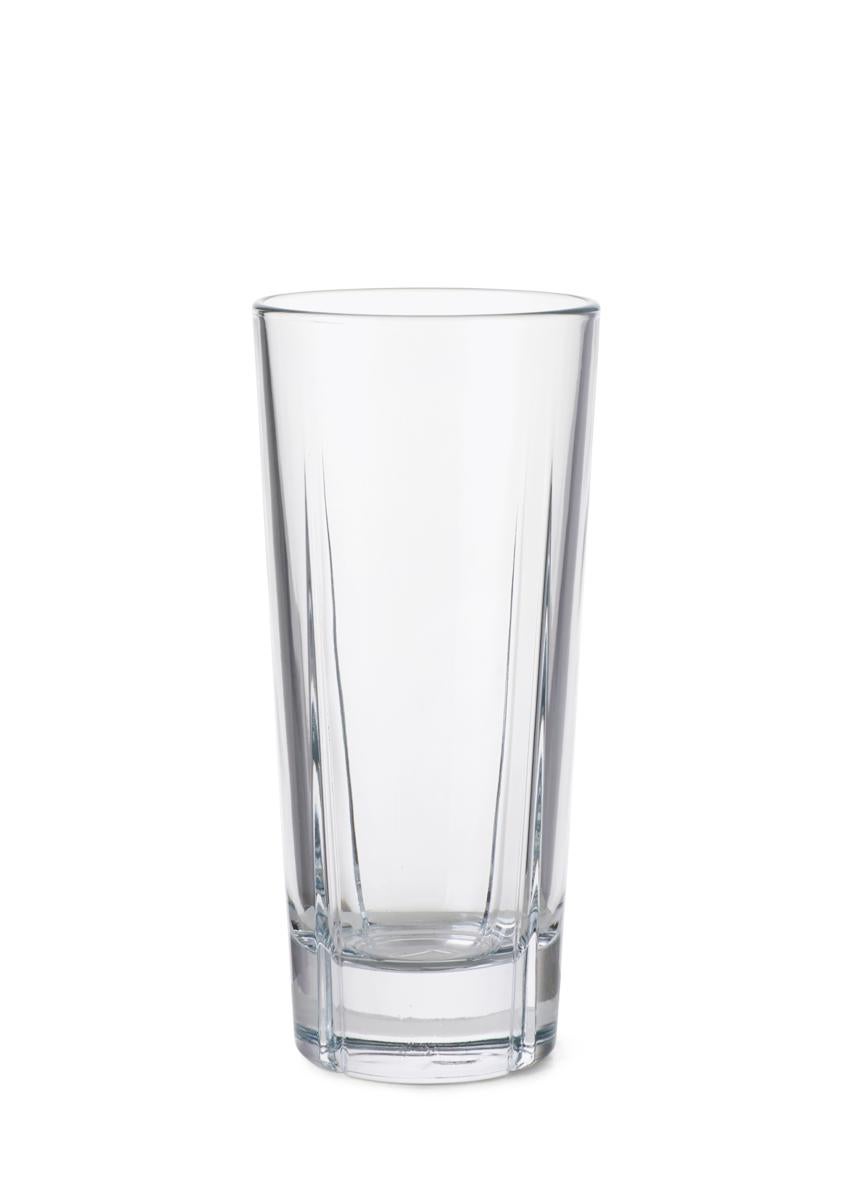 Turkish GC Long Drink Glass Design Erik Bagger Clear 4 Pcs 10.1 Oz For Sale