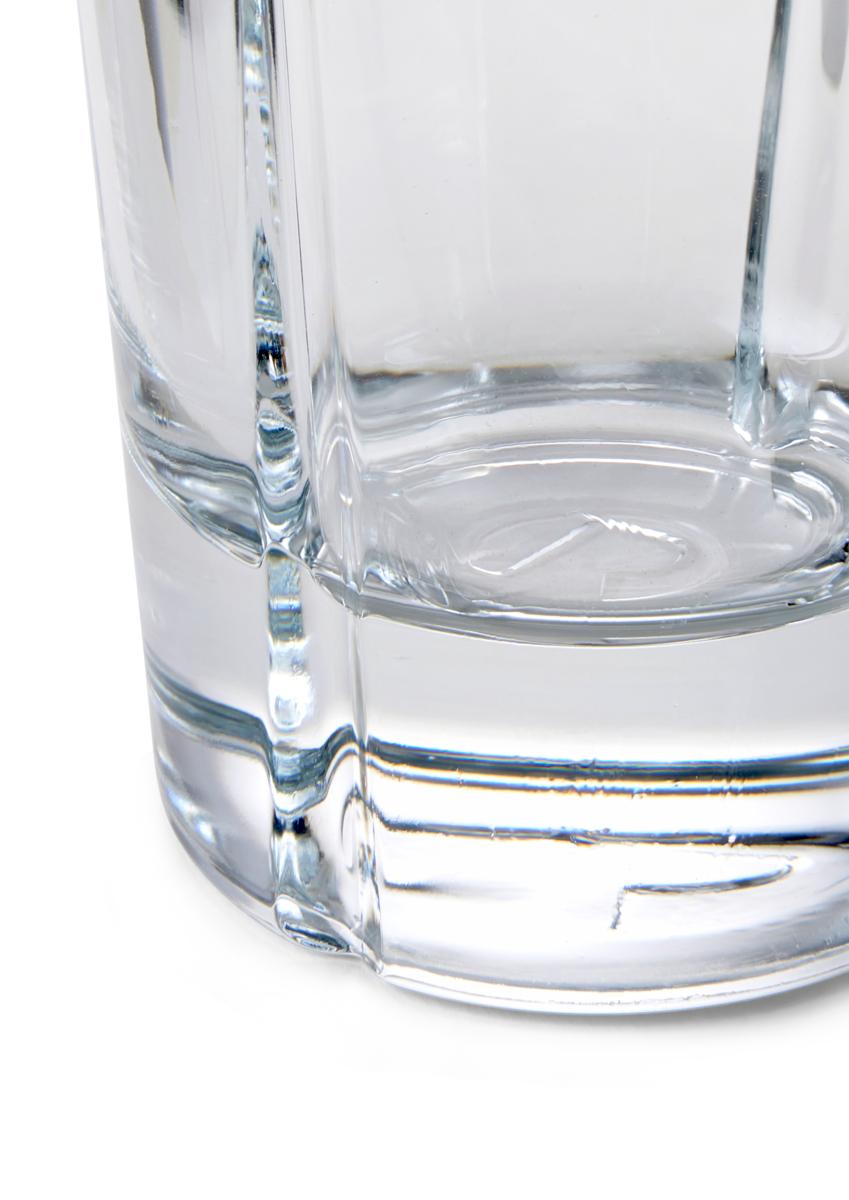 Contemporary GC Long Drink Glass Design Erik Bagger Clear 4 Pcs 10.1 Oz For Sale