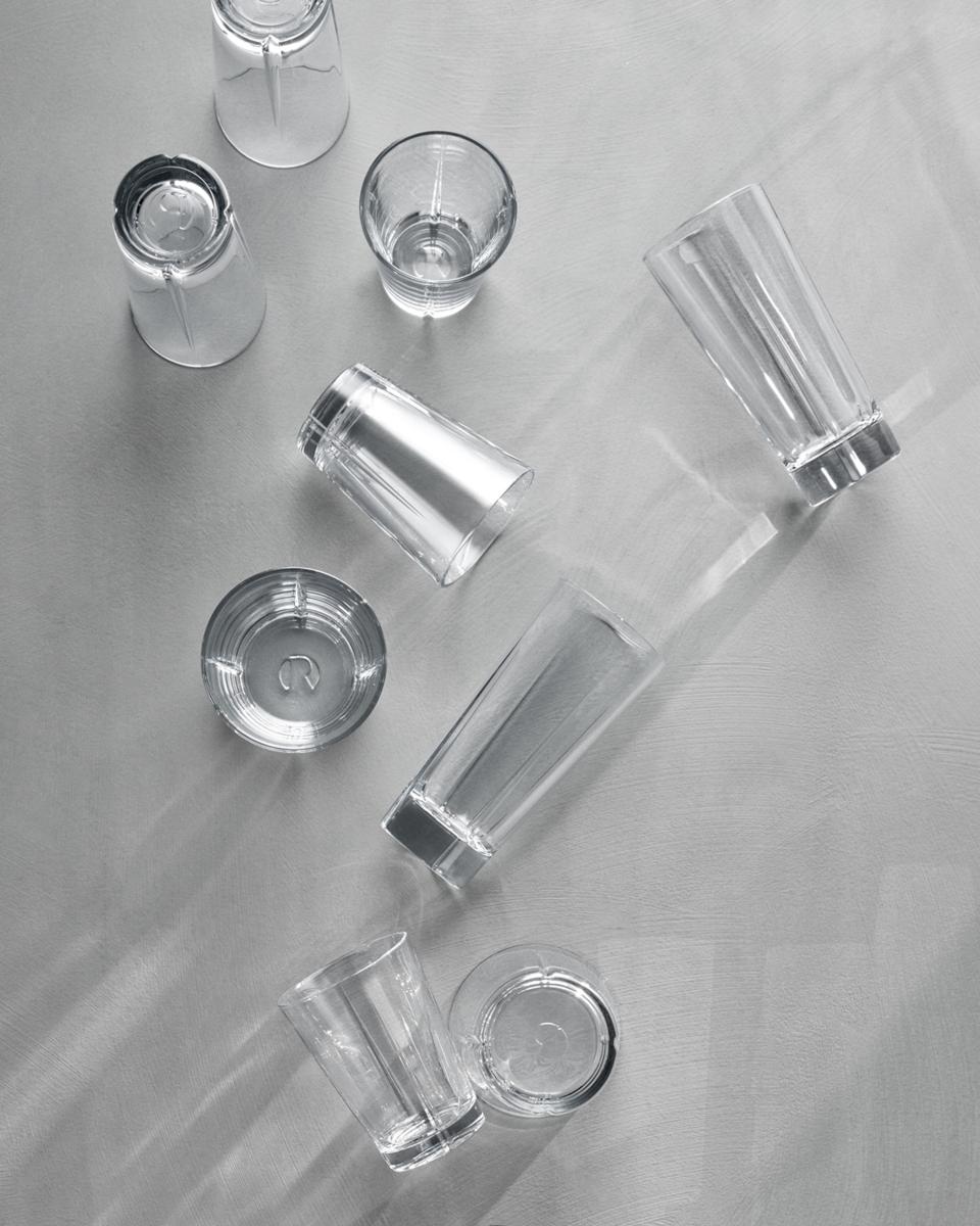 GC Long Drink Glass Design Erik Bagger Clear 4 Pcs 10.1 Oz For Sale 2