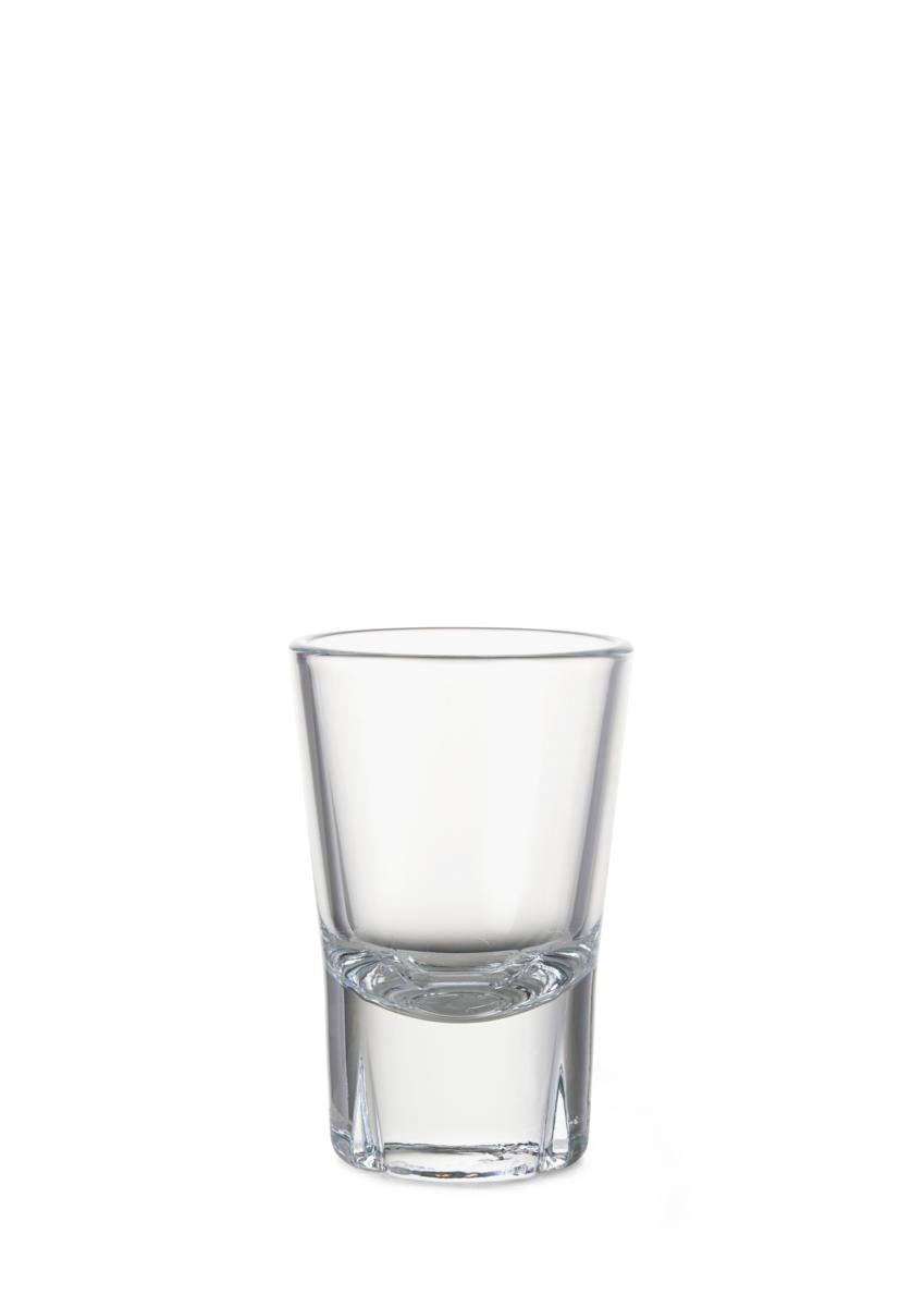 Turkish GC Shot Glass Clear 6 Pcs, 1.4 Oz For Sale