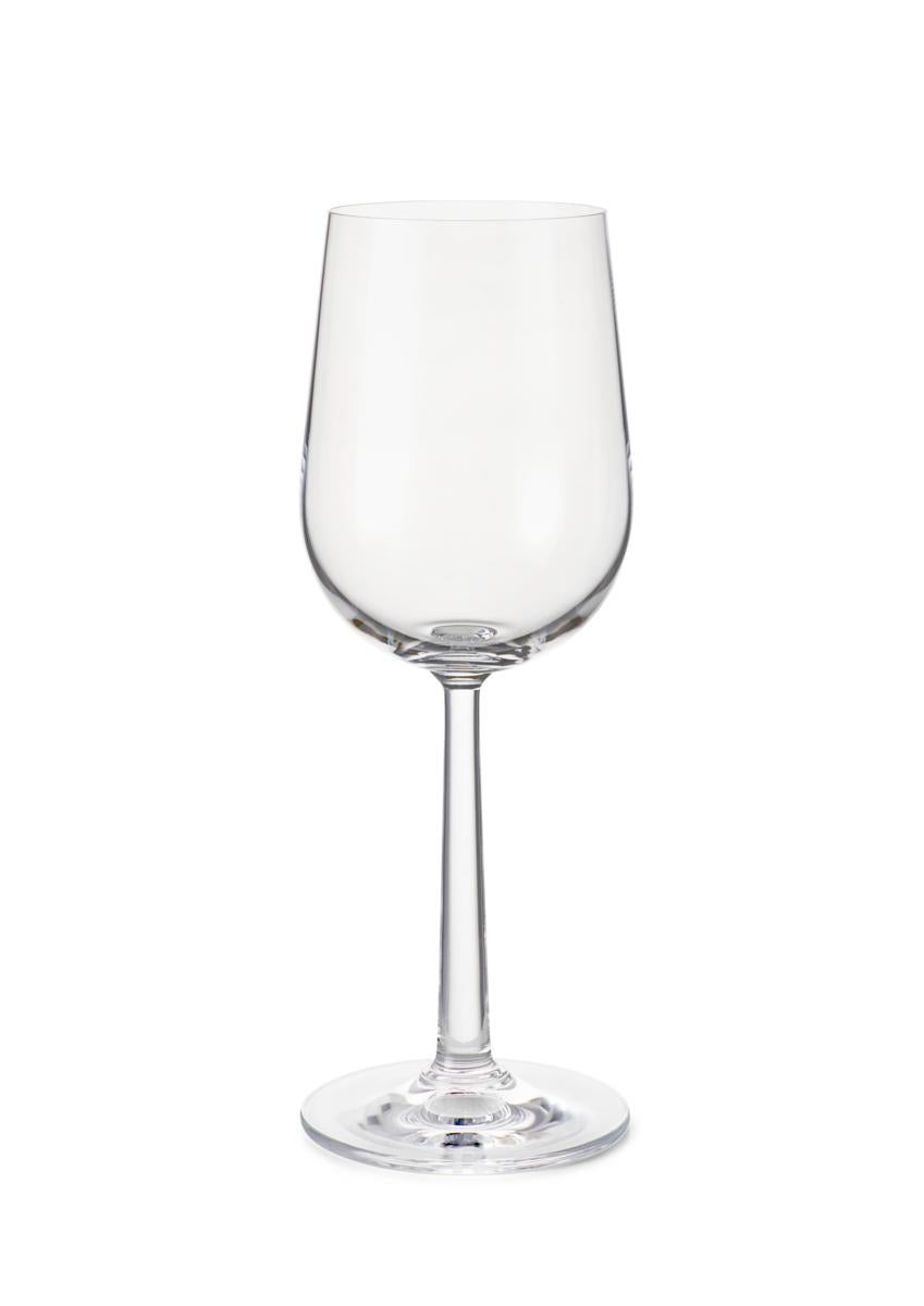 GC White Wine Glass 
 Design Erik Bagger Clear 
 2 Pcs H: 8.5