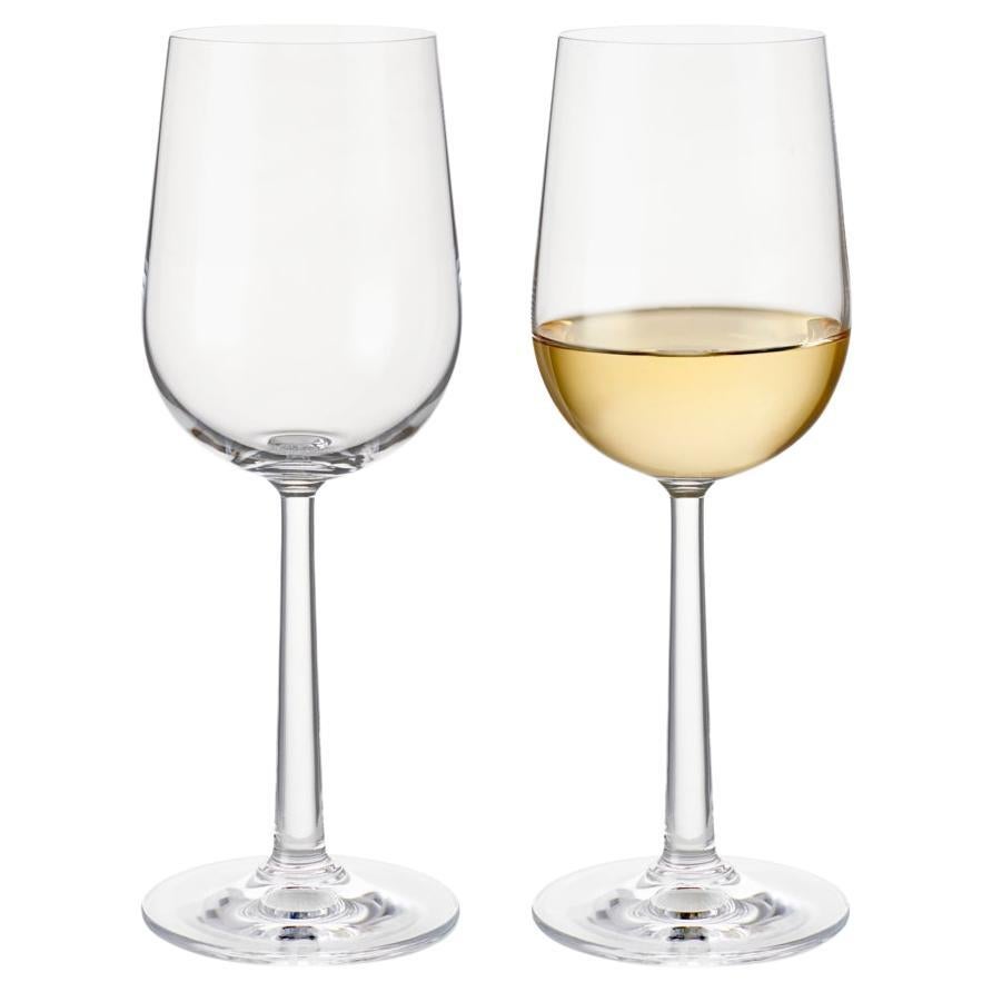 GC White Wine Glass Design Erik Bagger Clear 2 Pcs, 10.8 Oz For Sale
