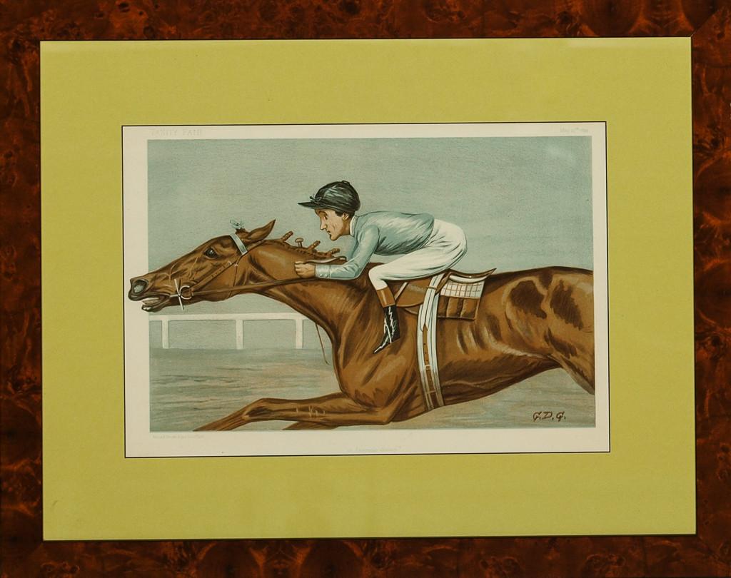 "An American Jockey 1899 Tod Sloan" - Print by G.D.G.
