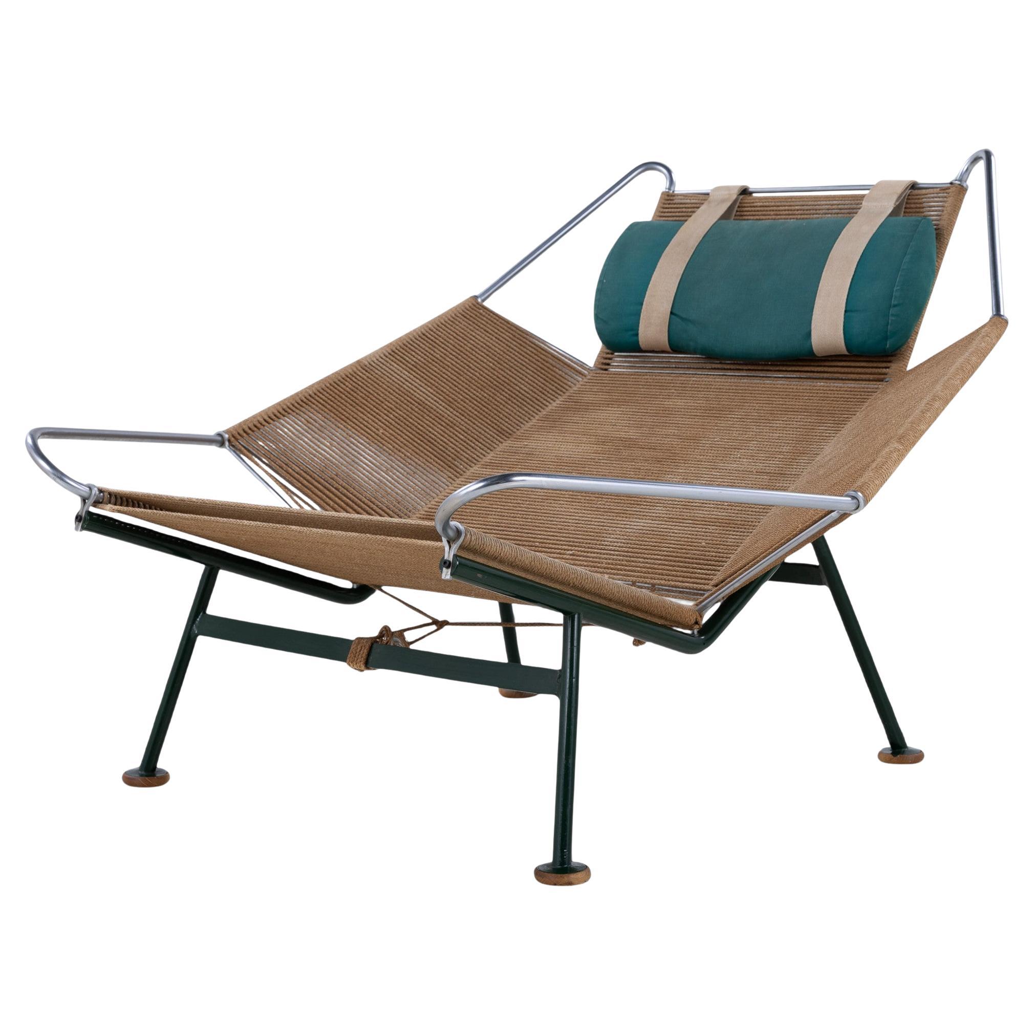 GE 225 - Early 'Flagline' lounge chair by Hans J. Wegner