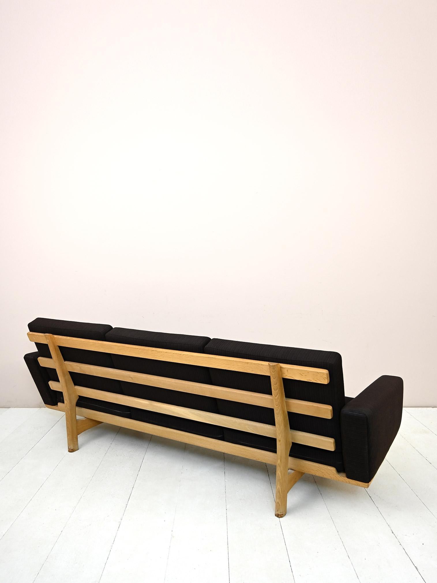 Danish GE-236 3-Seater Sofa by Hans Wegner