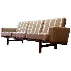 GE-236 Three-Seat Sofa by Hans J. Wegner for GETAMA, 1960s