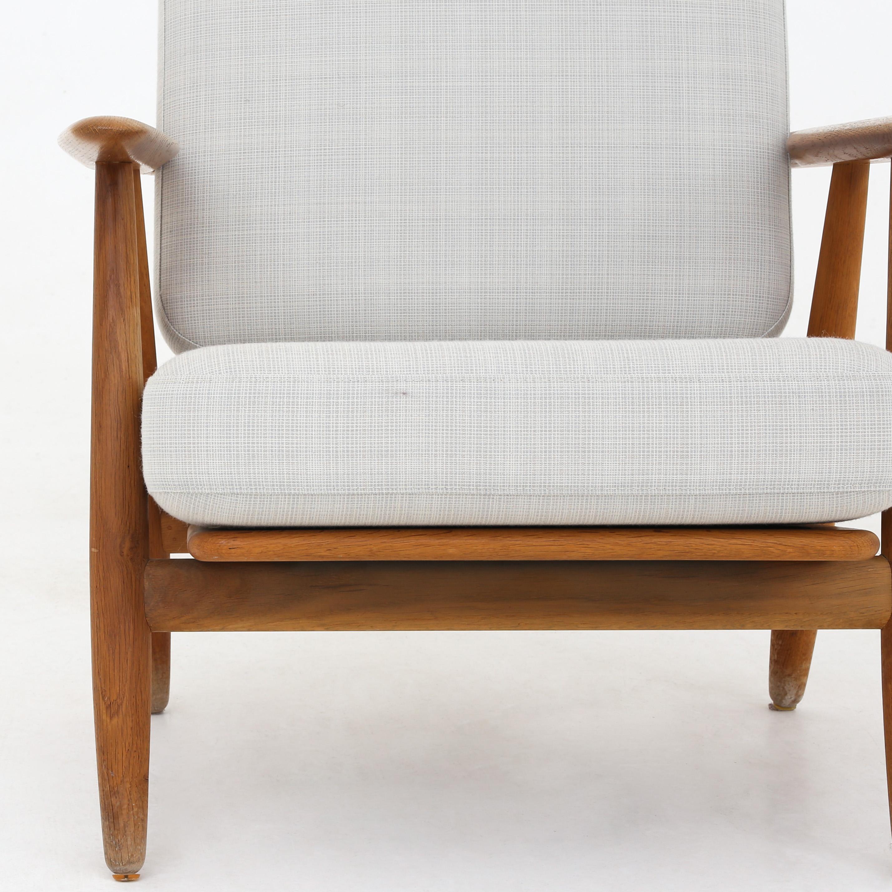Patinated GE 240 Chair by Hans J. Wegner