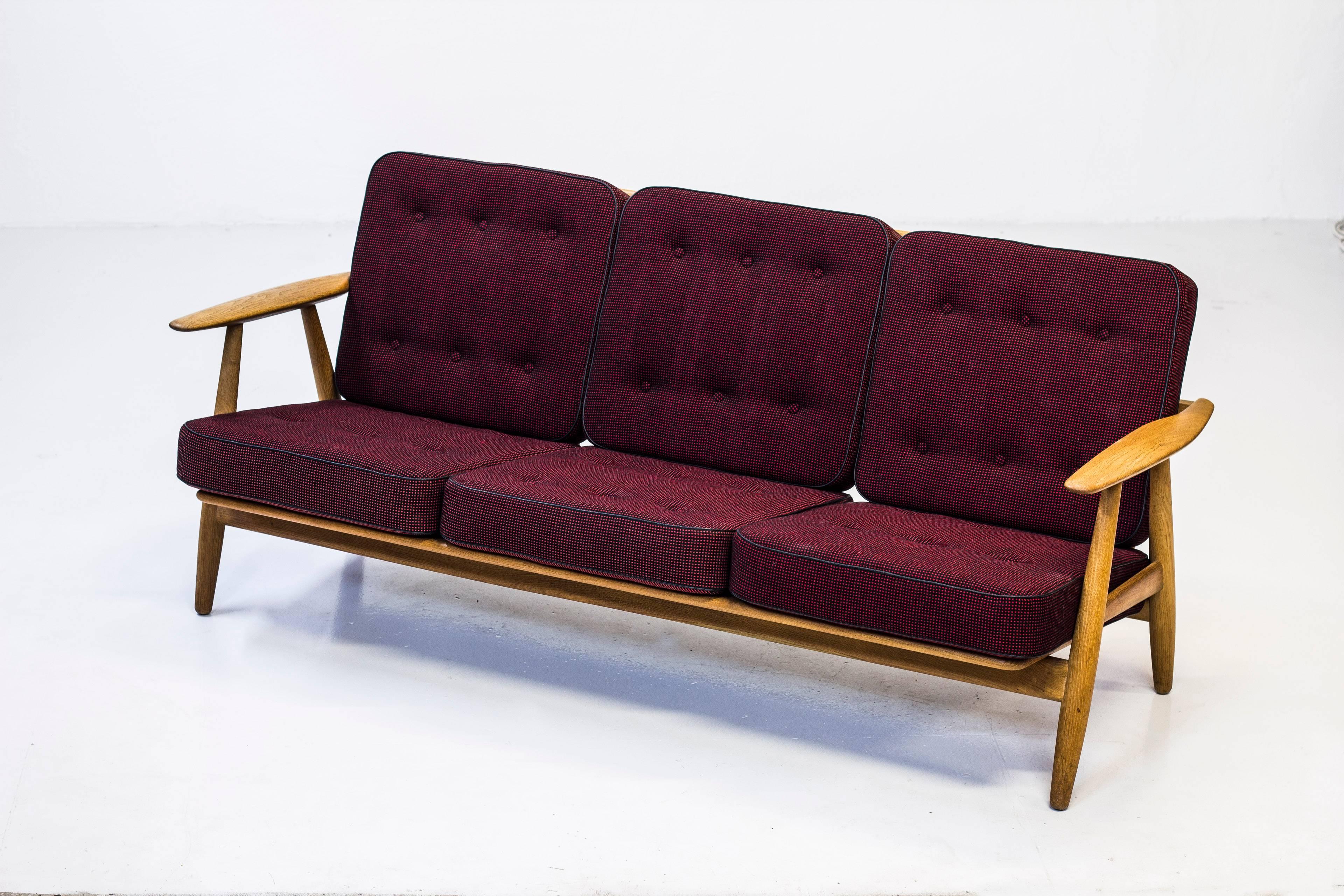 Three-seat sofa designed by Hans J. Wegner model 