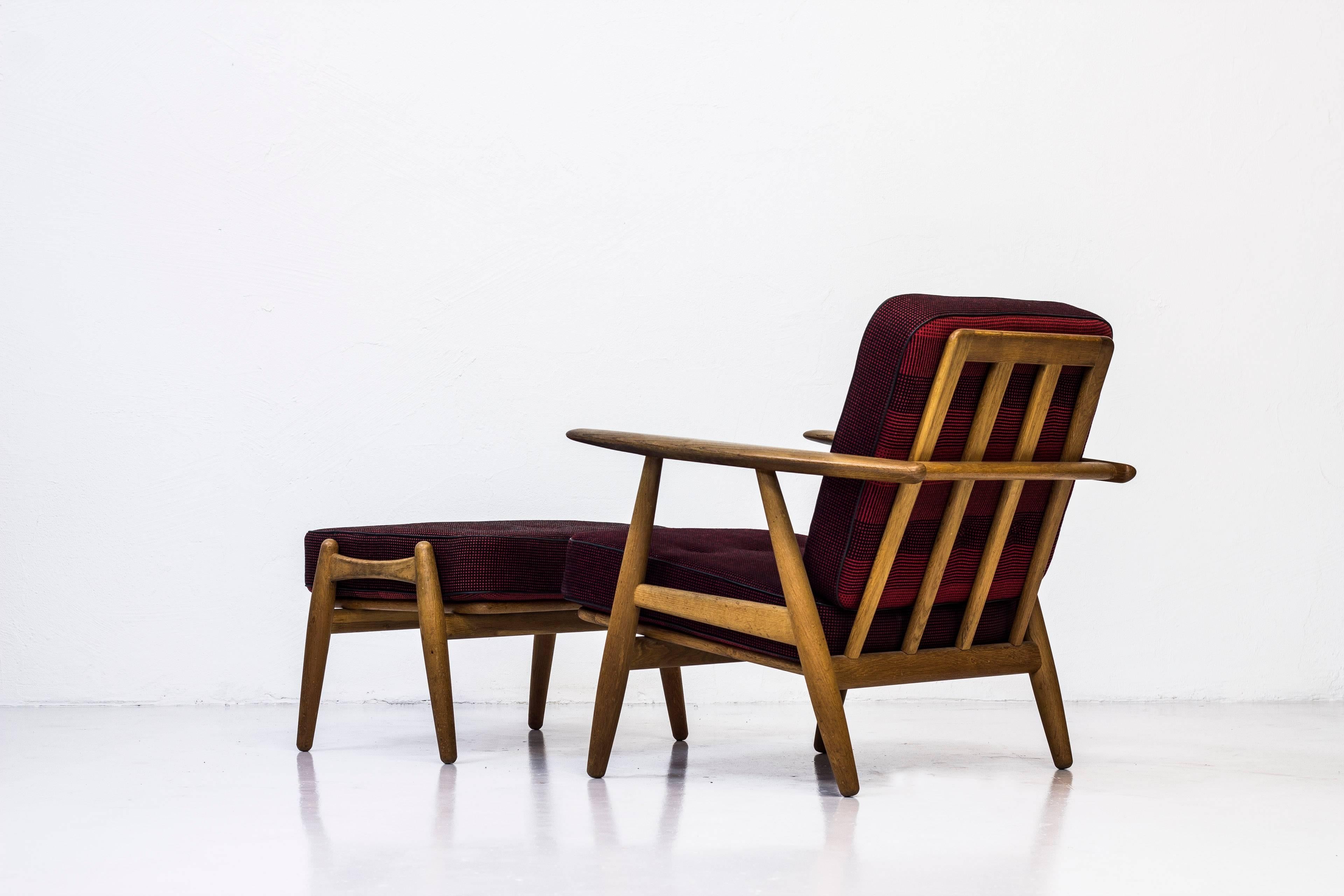 GE-240 Easy Chair and Ottoman by Hans J. Wegner 2