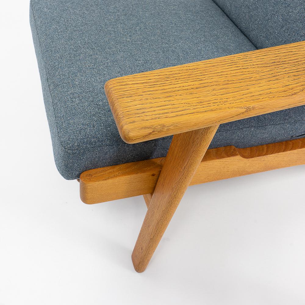 Wool GE 290 Arm Chair by Hans Wegner for Getama, 1960s