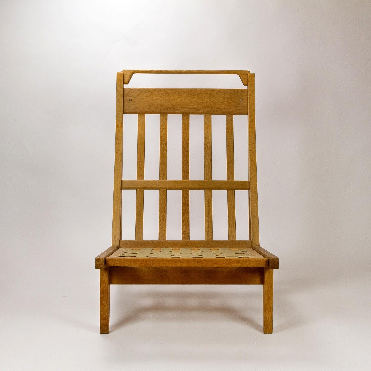 Wool GE 375 Side Chair by Hans Wegner for GETAMA, Denmark, 1960s For Sale